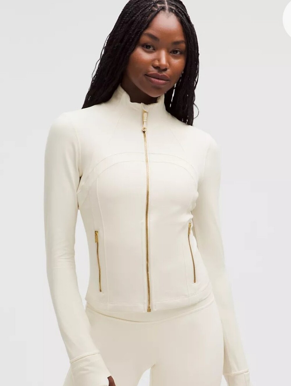 Lululemon Cropped Nulu Define Jacket Size 6